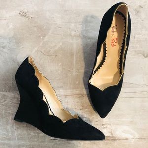 Violet and Red Madisyn Wedge